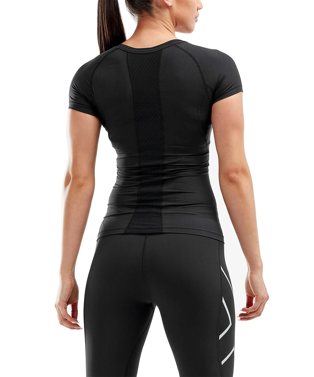 2XU Women's Compression Short Sleeve Top - Black