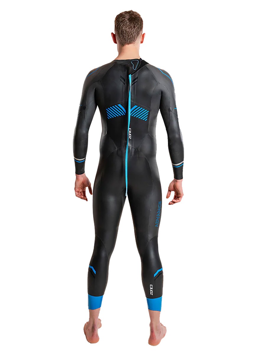 Zone3 Men's Advance Wetsuit - Black / Blue