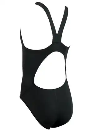 Aquarias Girls Solid Bladeback Costume Black