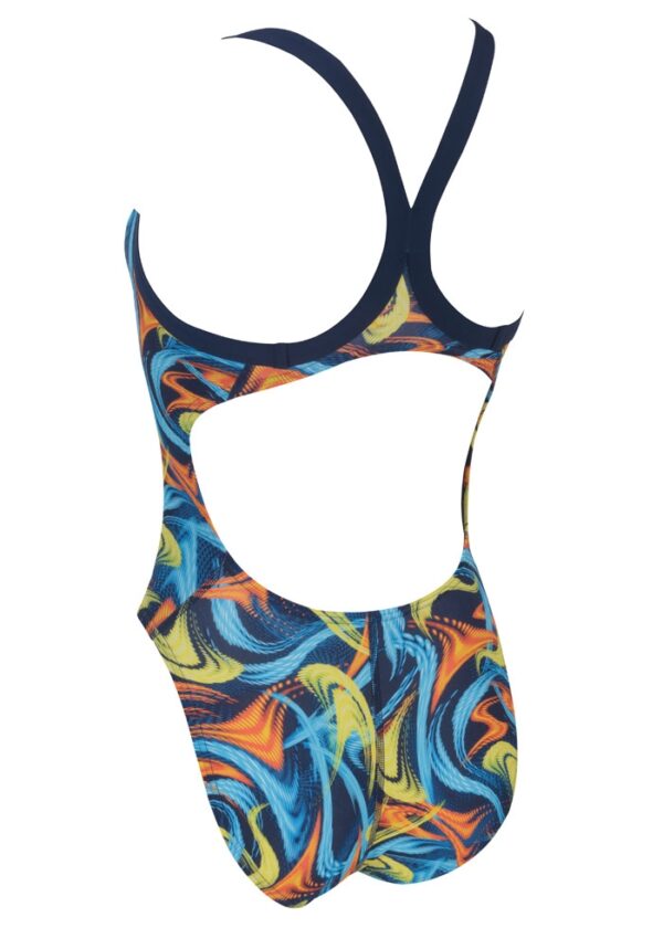 Blueseventy Fog Racer Back Women’s Swimsuit – Blue / Orange