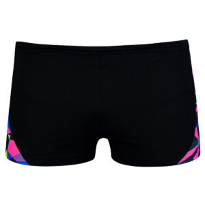 Jaked Men’s Diamonds Aqua Shorts – Black
