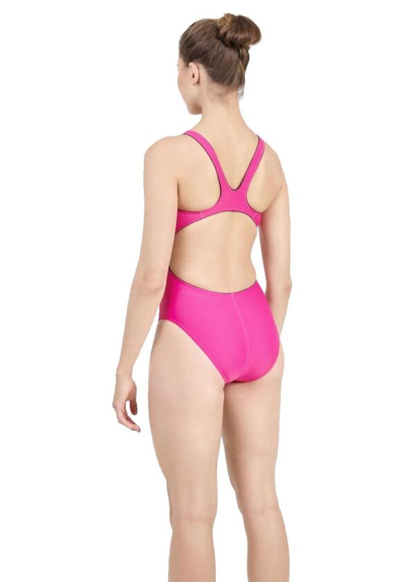 Aquasphere Women’s Essential Classic Back Swimsuit – Bright Pink/Black