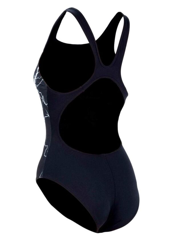 Aquasphere Womens Miami Swimsuit – Dark Grey/Multi