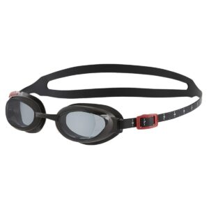 Speedo Aquapure Optical Goggles - Oxid Grey/Red/Smoke-0