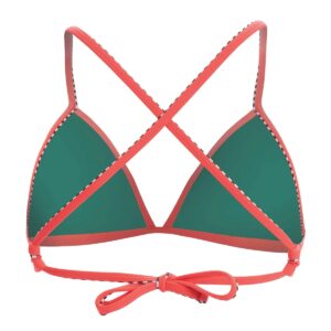 Dolfin Women’s Revibe Solid Triangle Bikini Top – Coral