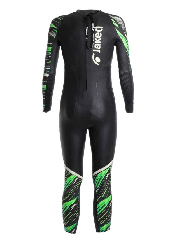 Jaked Mens Shockwave Multi Thickness Wetsuit – Black / Green