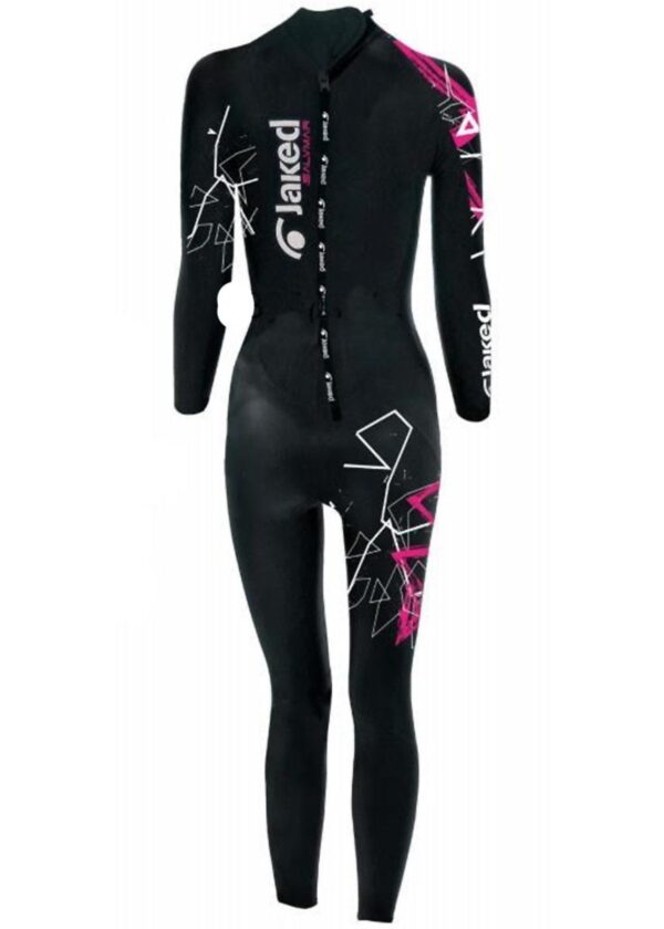 Jaked Womens Shocker Multi Thickness Wetsuit – Black / Pink