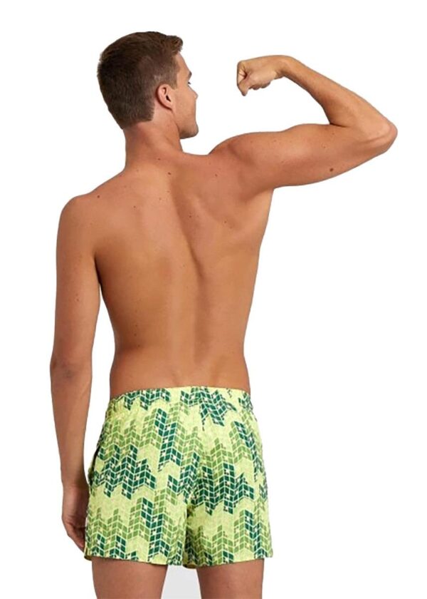 Arena Mens Beach Short – Soft Green / Multi