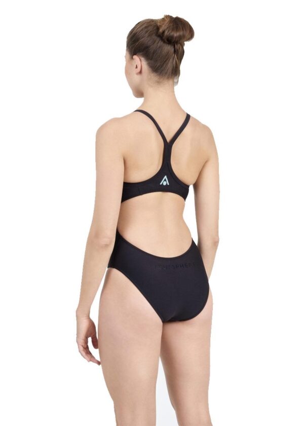 Aquasphere Womens Essential Flyback Swimsuit – Black