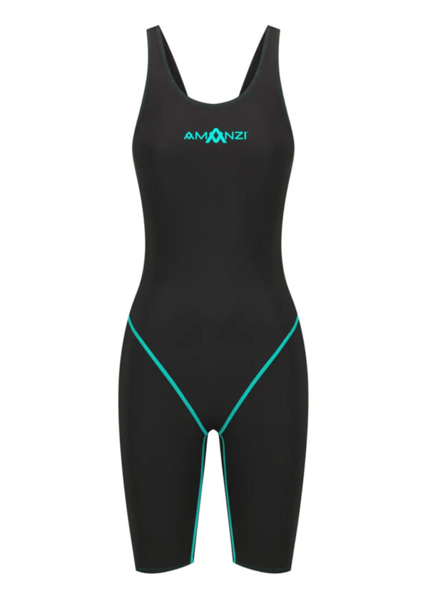 AMANZI Acceler8 RIZE Kneeskin - Jet / Spearmint-thumbnail
