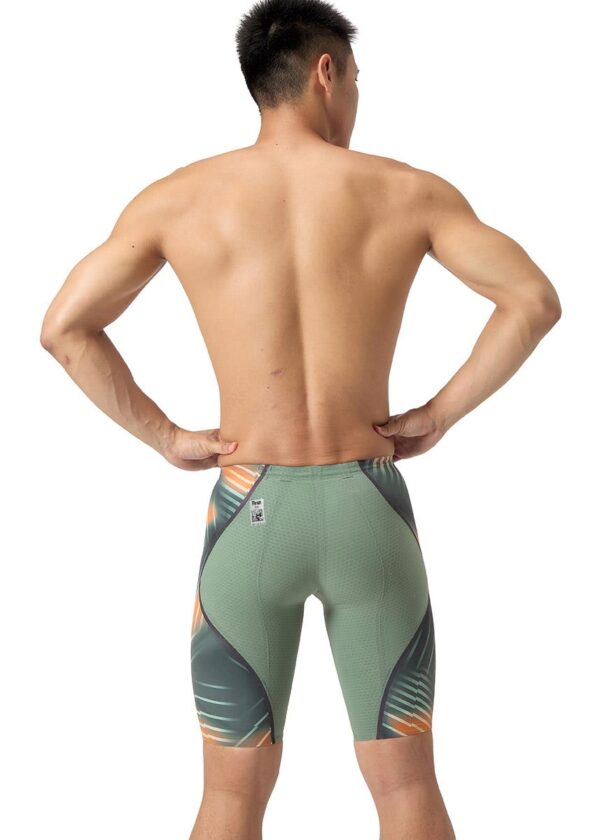 Speedo Fastskin LZR Pure Intent 2.0 High Waisted Jammer – Green / Orange