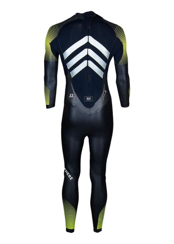 Aquasphere Men’s Exocet Ultra Wetsuit – Black / Lime