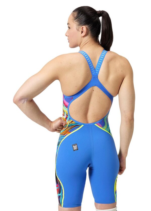 Speedo Fastskin LZR Pure Intent 2.0 Openback Kneeskin – Molten Blur/Cobalt Pop