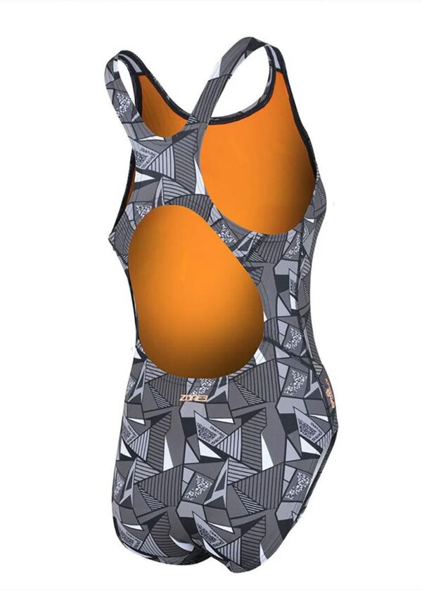 Zone3 Women’s Renew Classic Openwater Swimsuit – Black / Grey