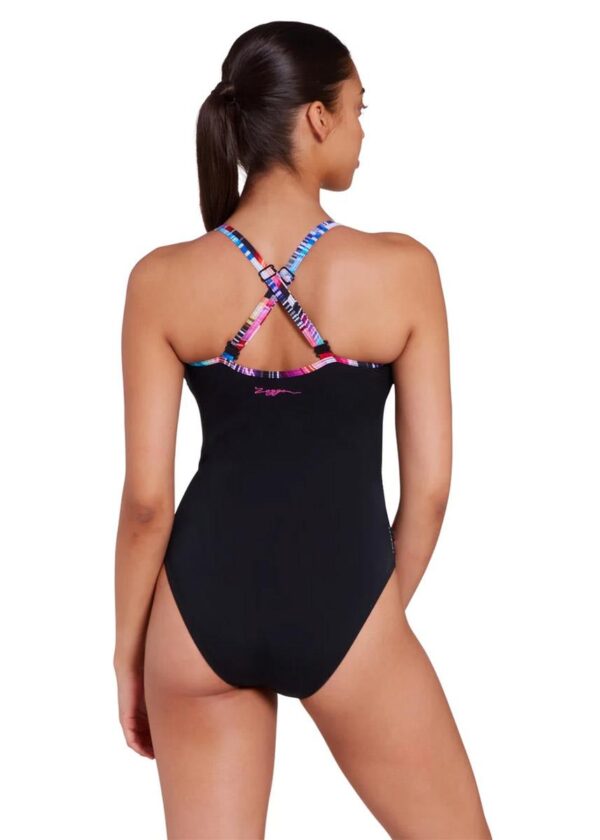 Zoggs Women’s Prism Geo Multiway One Piece Swimsuit