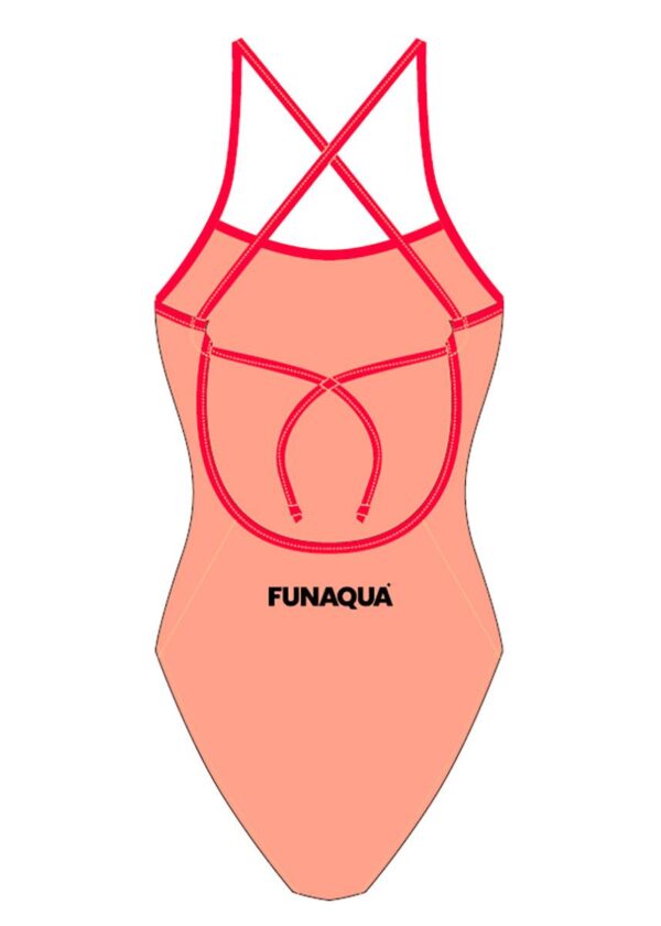 FunAqua Women’s Coral Tie Back Swimsuit – Pink