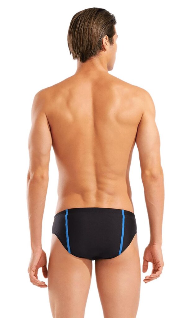 Arena Mens Hyperflow Solid 7 cm Briefs – Black / Blue
