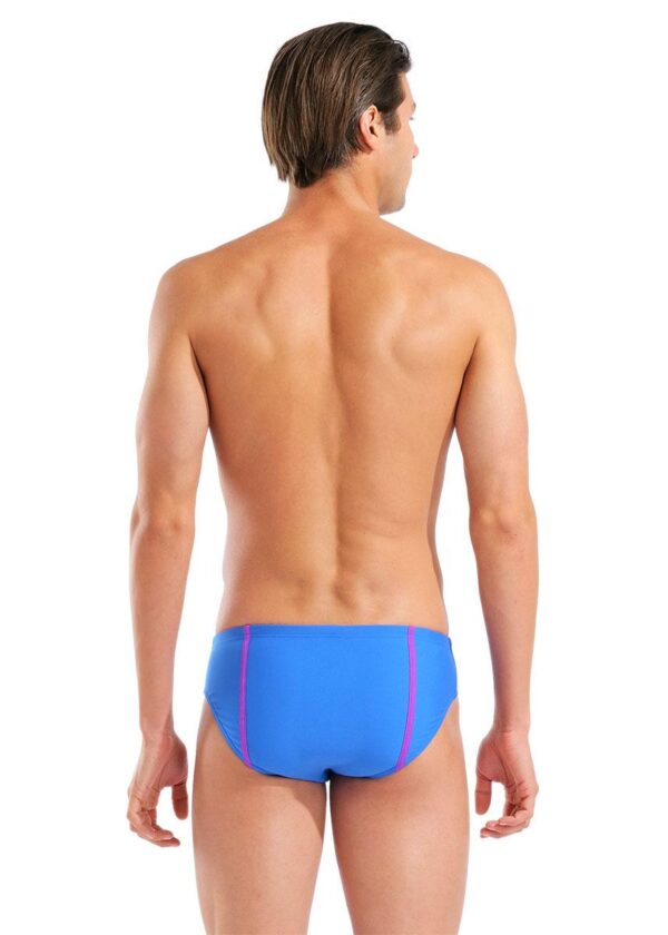 Arena Men’s Hyperflow Solid 7 cm Briefs – Blue / Purple