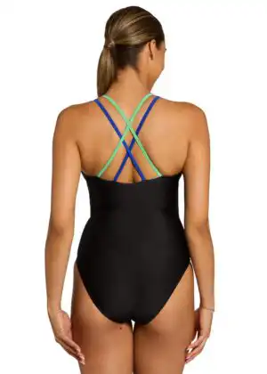 Zoggs Women’s Elaine Panel Crossback Swimsuit