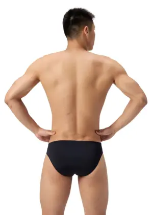 Speedo Men’s Solid Briefs – Black