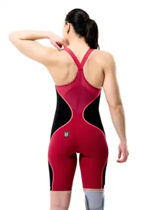 Speedo Fastskin LZR Pure Intent 2.0 Closedback Kneeskin – Red / Black