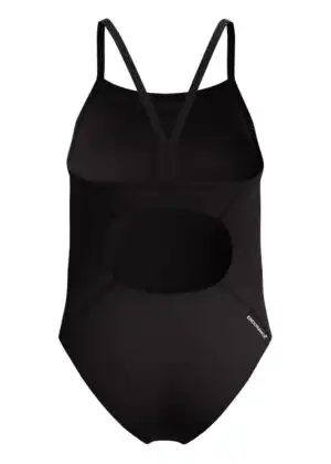Speedo Girls Endurance+ Logo Thinstrap Swimsuit – Black