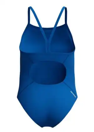 Speedo Girls Endurance+ Logo Thinstrap Swimsuit – Blue