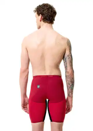 Speedo Fastskin LZR Pure Valor 2.0 High Waisted Jammer – Red / Black