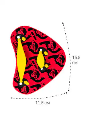 Mad Wave Finger Fun II Paddles – Red