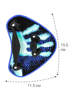 Mad Wave Finger Fun II Paddles – Blue