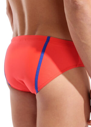 Arena Hyperflow Solid 7 cm Briefs – Sunset / Neon Blue