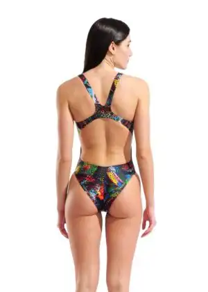 Arena Animalier Swim Tech Back Swimsuit – Black / Multi