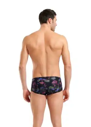 Arena Flamingo Low Waist Swim Shorts – Black / Multi