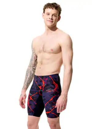 Speedo Fastskin LZR Pure Valor 2.0 Jammer - Black / Red