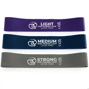Fitness Mad Latex Free Mini Power Loops - Set of 3